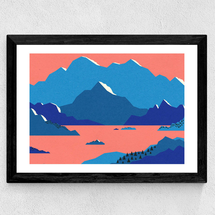 Swedish Morning Wide Black Frame Swedish Morning Wide Black Frame