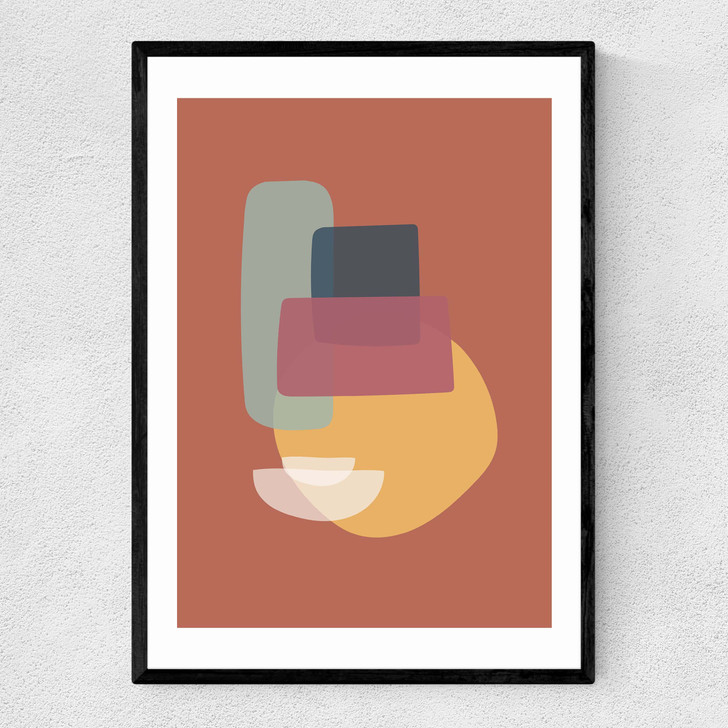 Kitchen Cupboard by Native State Narrow Black Frame