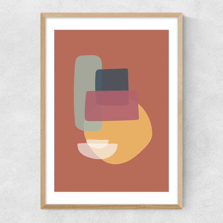 Kitchen Cupboard by Native State Narrow Oak Frame