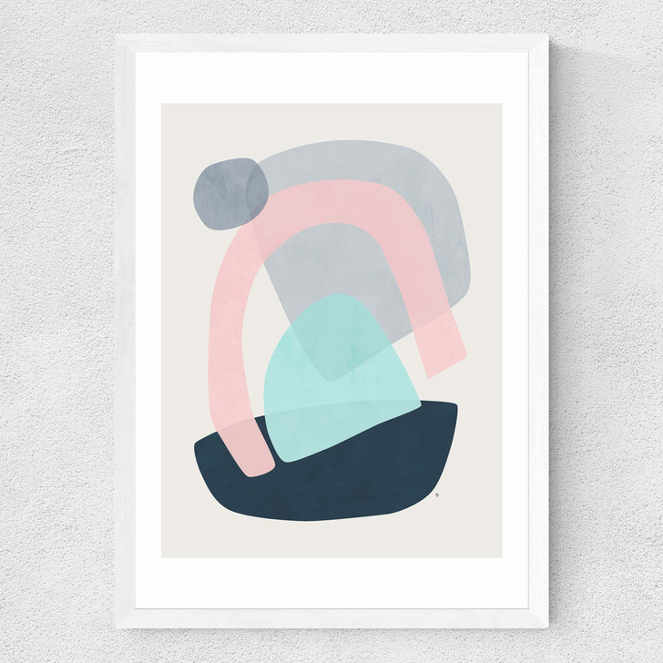 Lela Medium White Frame