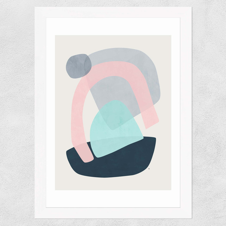 Lela Wide White Frame