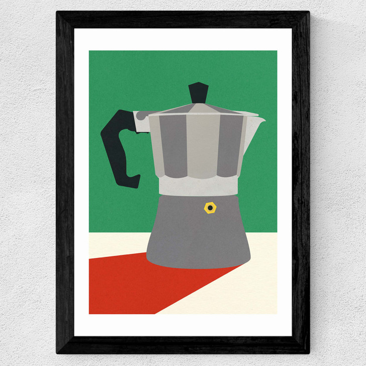 Espresso Italiano Wide Black Frame