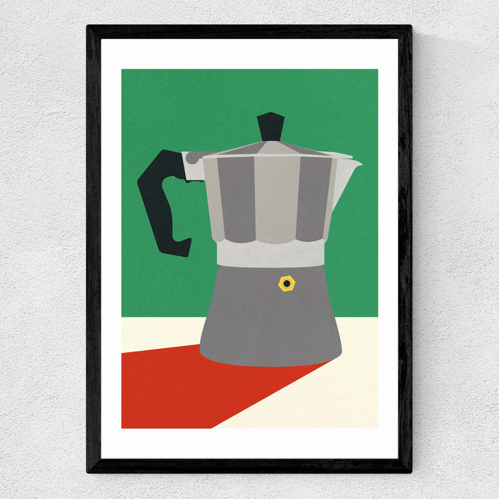 Espresso Italiano Medium Black Frame