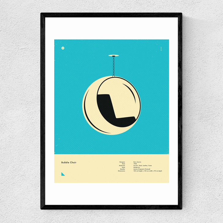 Blue Bubble Chair Narrow Black Frame Blue Bubble Chair Narrow Black Frame