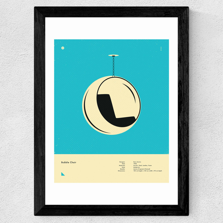 Blue Bubble Chair Wide Black Frame Blue Bubble Chair Wide Black Frame