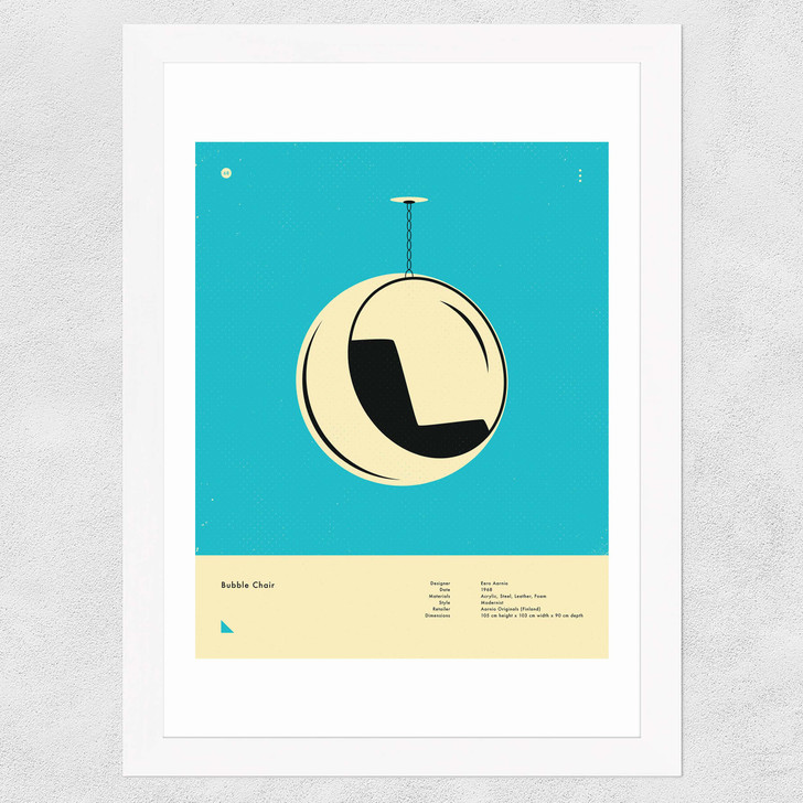 Blue Bubble Chair Wide White Frame Blue Bubble Chair Wide White Frame