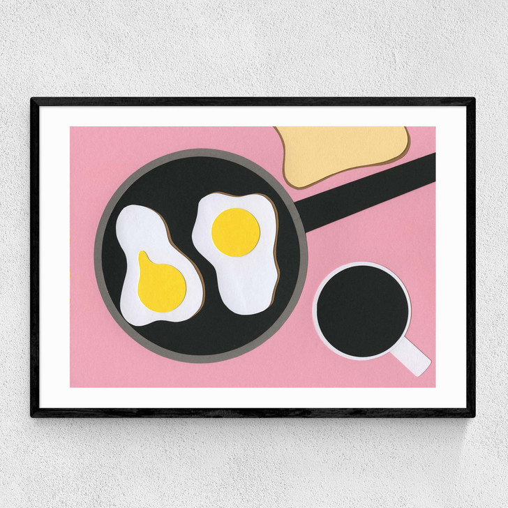 Mr D'z Breakfast Narrow Black Frame Mr D'z Breakfast Narrow Black Frame