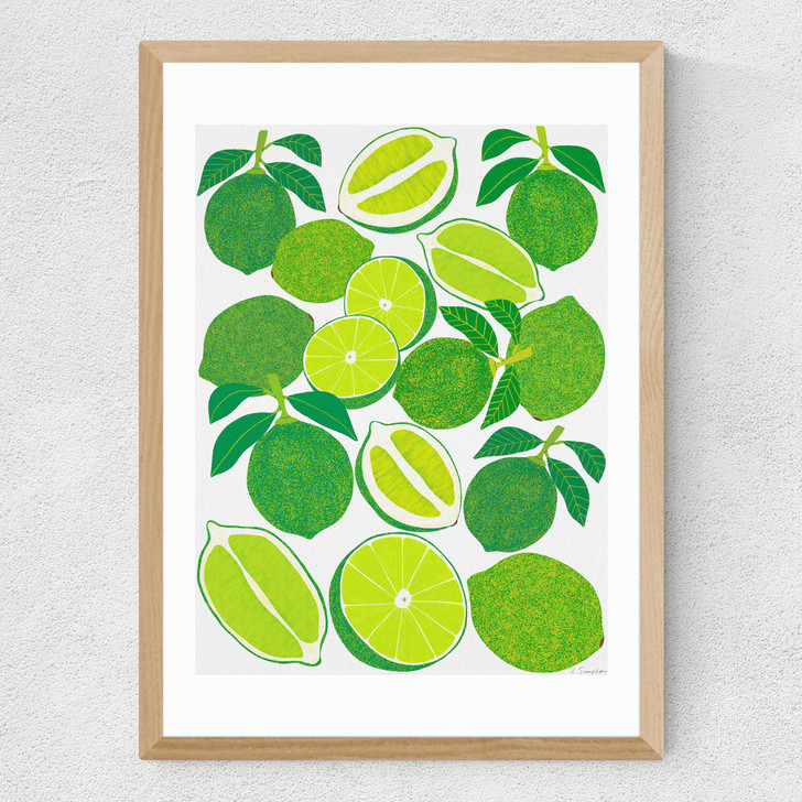 Lime Harvest Medium Oak Frame
