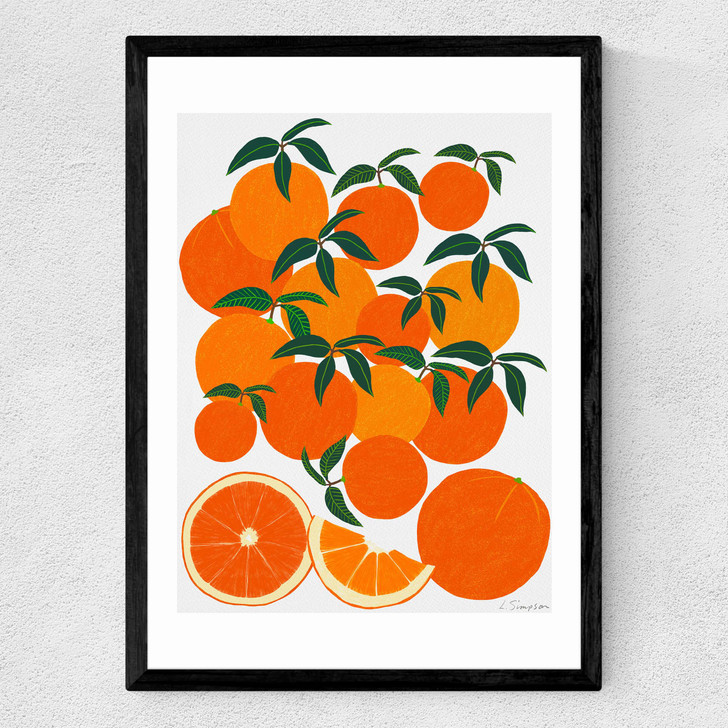 Orange Harvest Medium Black Frame Orange Harvest Medium Black Frame