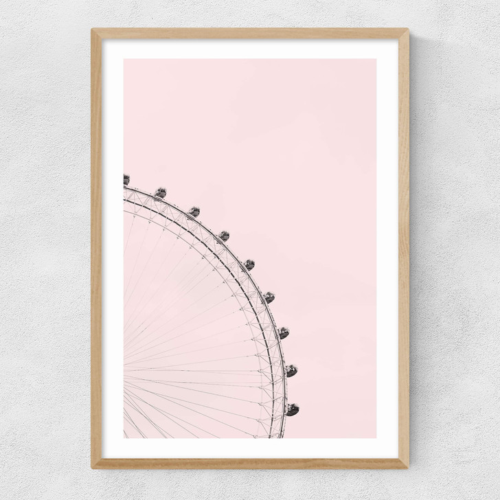London Eye by Sisi and Seb Narrow Oak Frame