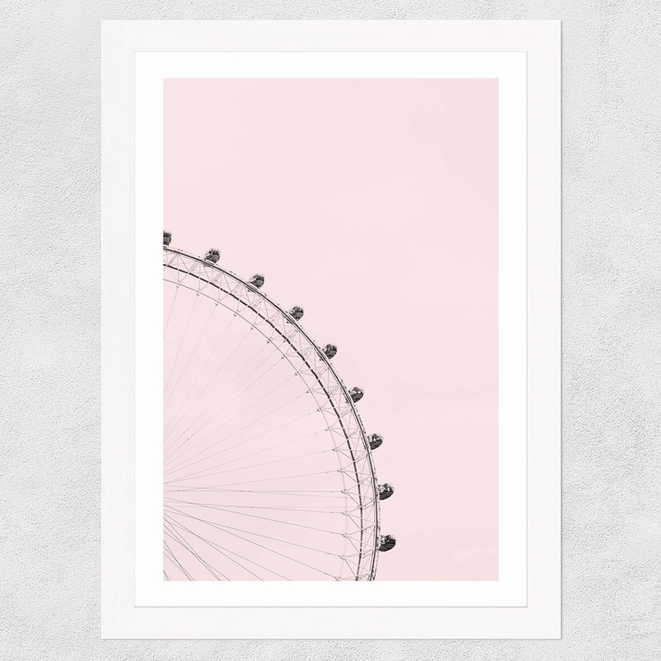 London Eye by Sisi and Seb Wide White Frame