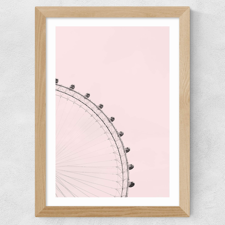 London Eye by Sisi and Seb Wide Oak Frame