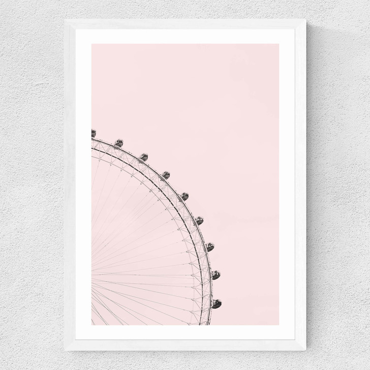 London Eye by Sisi and Seb Medium White Frame