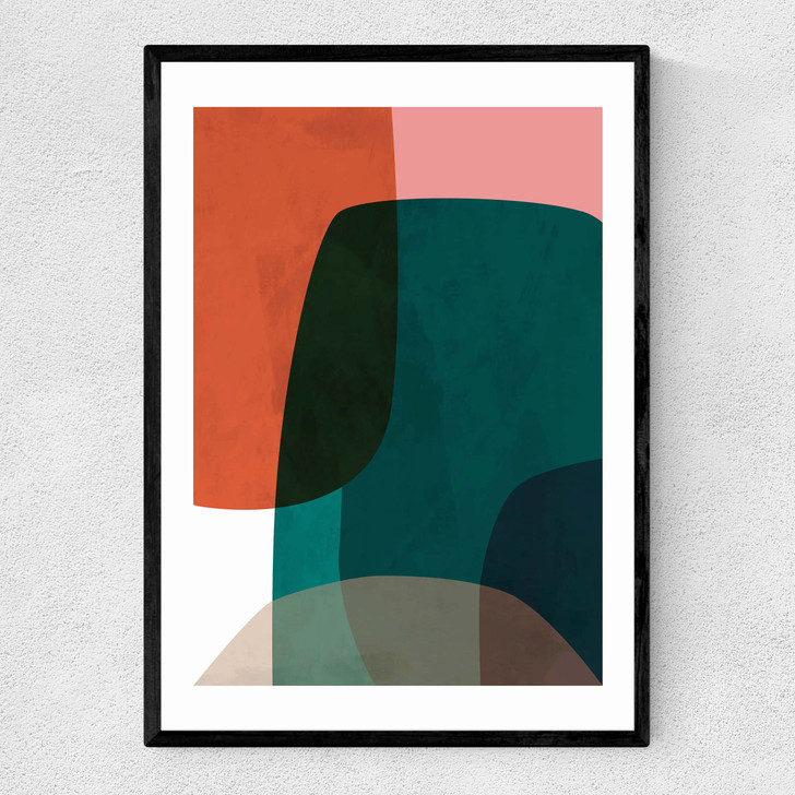 Contrast Narrow Black Frame