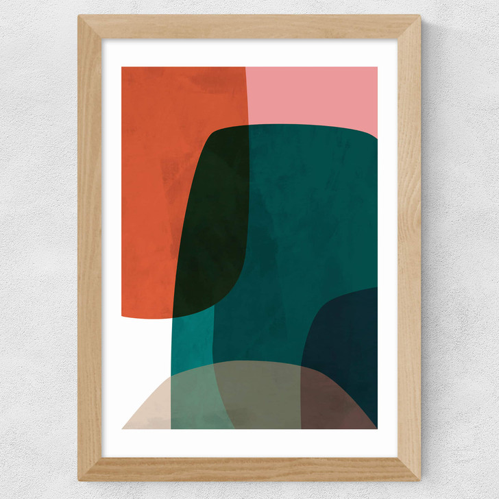 Contrast Wide Oak Frame