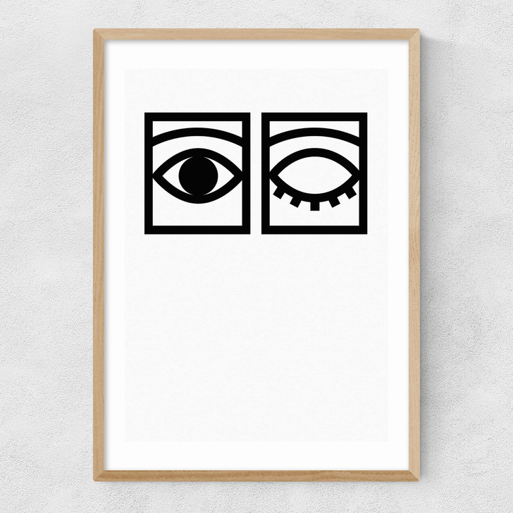 Daytime Nighttime Narrow Oak Frame Daytime Nighttime Narrow Oak Frame