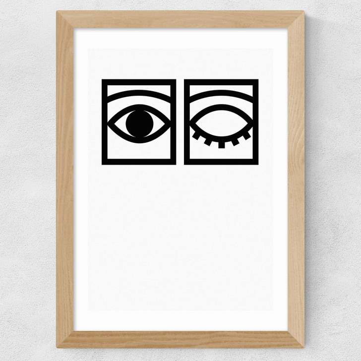 Daytime Nighttime Wide Oak Frame Daytime Nighttime Wide Oak Frame