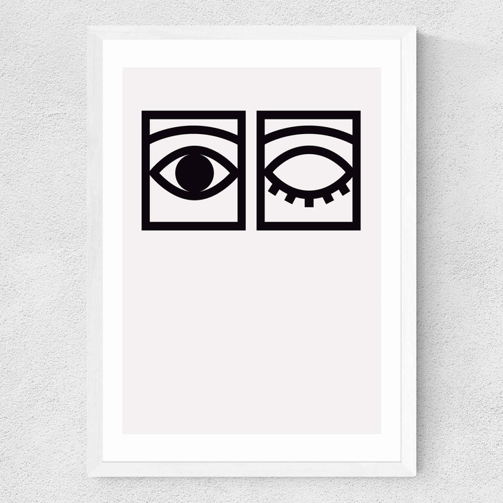 Daytime Nighttime Medium White Frame Daytime Nighttime Medium White Frame