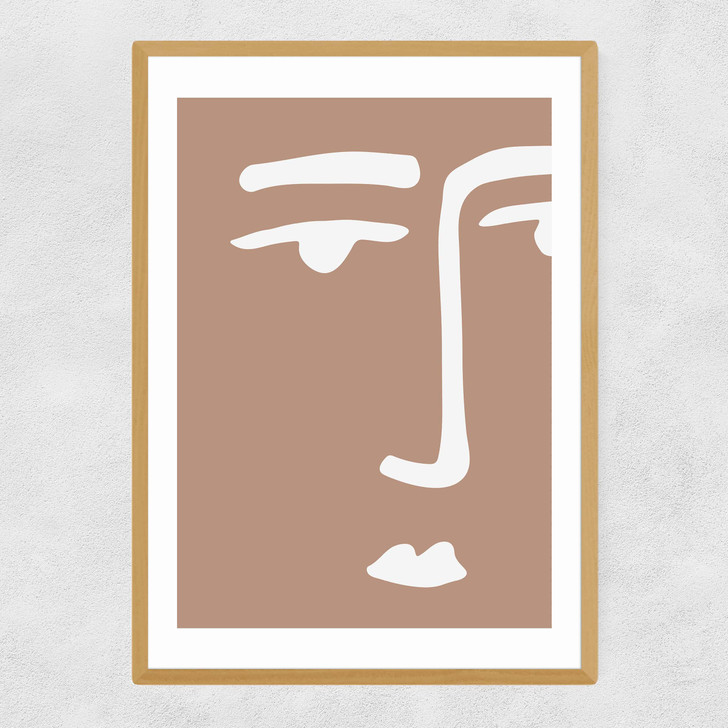 Moody Narrow White Frame Moody Narrow White Frame