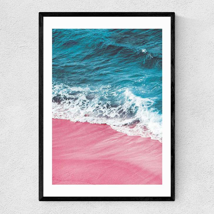 Pink Narrow Black Frame