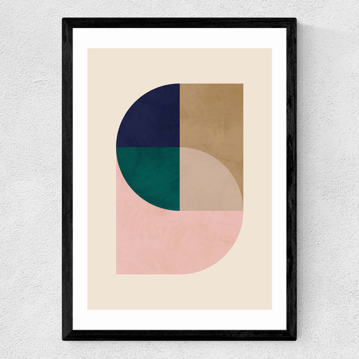 Turning Away Medium Black Frame