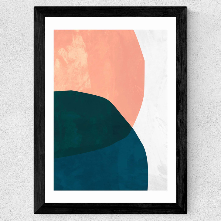 Two Faces Wide Black Frame