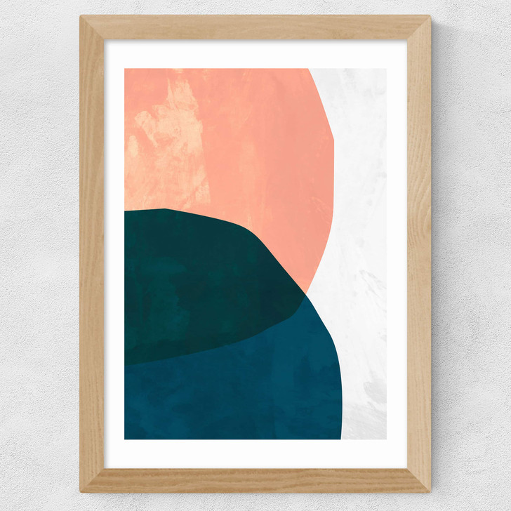 Two Faces Wide Oak Frame