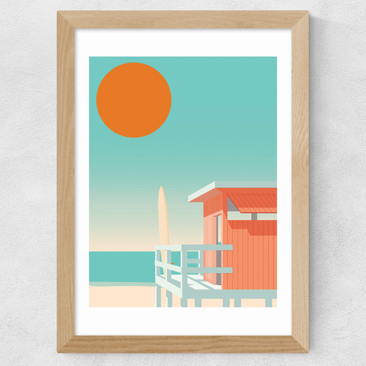 California Beach Wide Oak Frame California Beach Wide Oak Frame