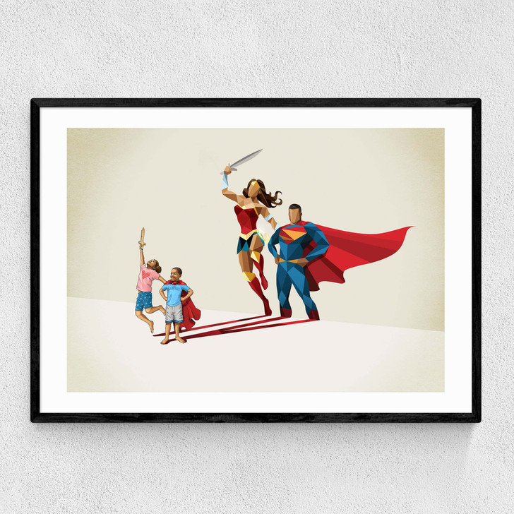 Little League Narrow Black Frame