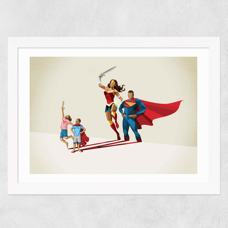 Little League Wide White Frame