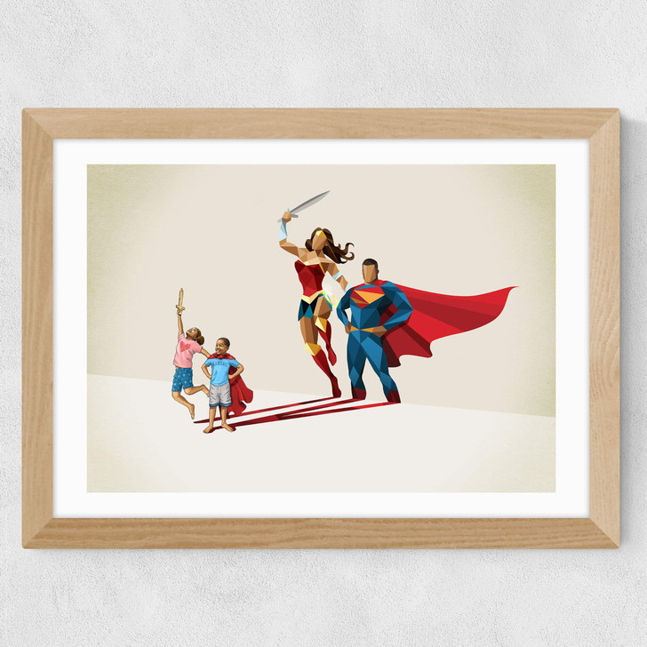 Little League Wide Oak Frame