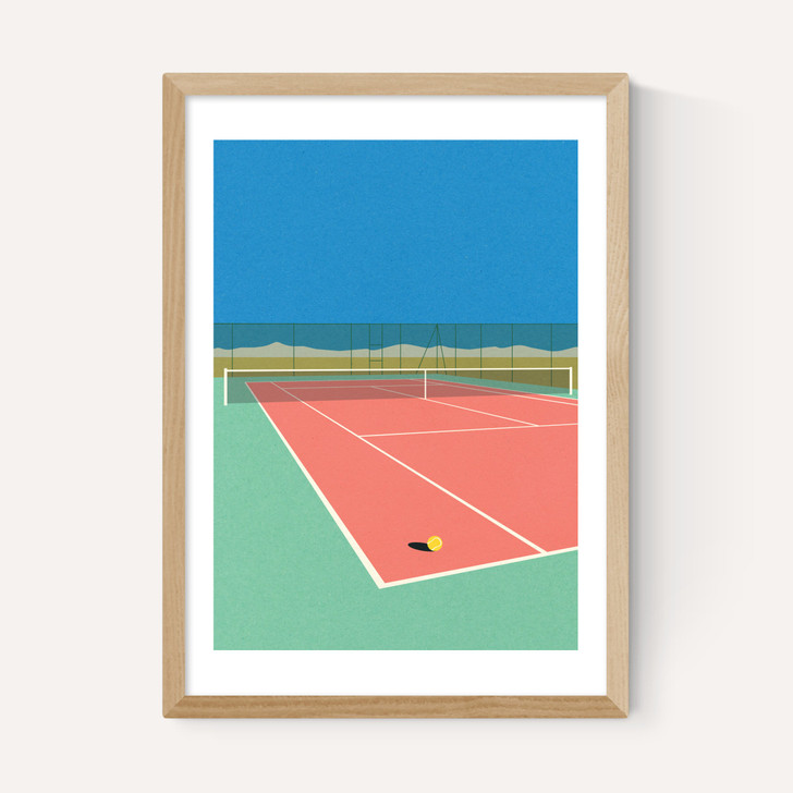 Tennis Court In The Desert