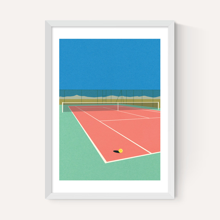 Tennis Court In The Desert