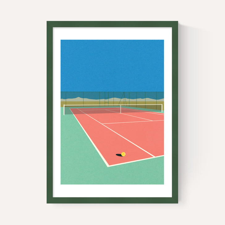 Tennis Court In The Desert