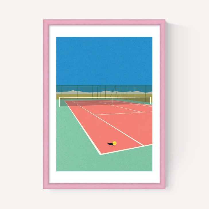 Tennis Court In The Desert