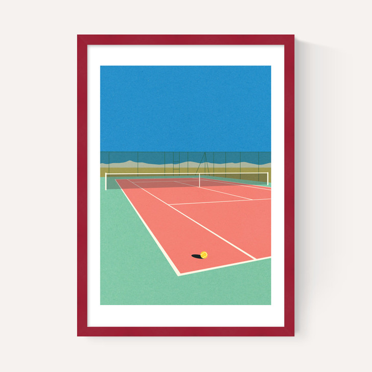 Tennis Court In The Desert