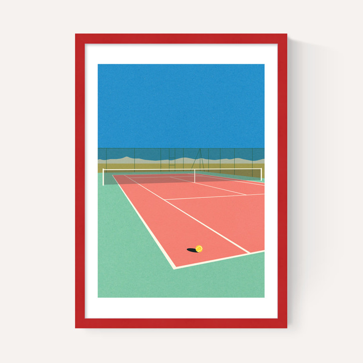 Tennis Court In The Desert