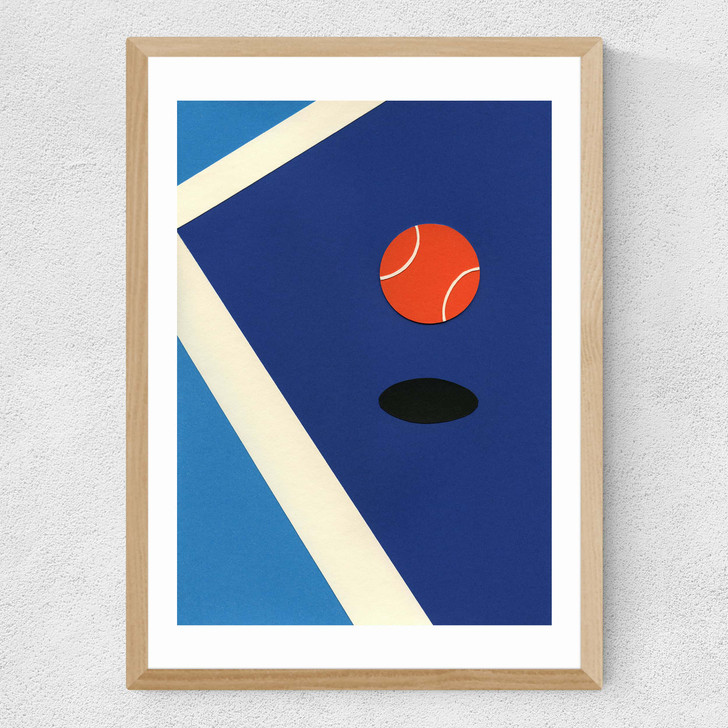 Jumping Tennis Ball Medium Oak Frame Jumping Tennis Ball Medium Oak Frame