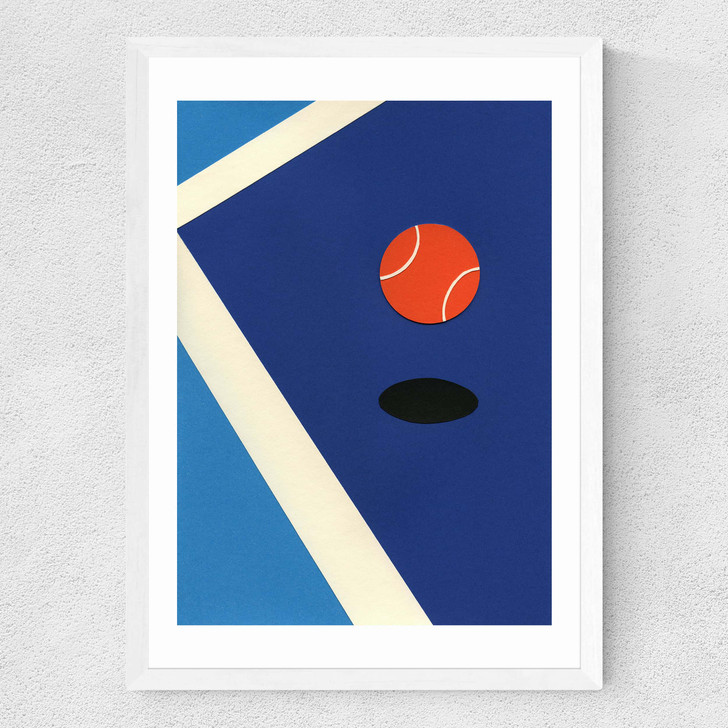 Jumping Tennis Ball Medium White Frame Jumping Tennis Ball Medium White Frame