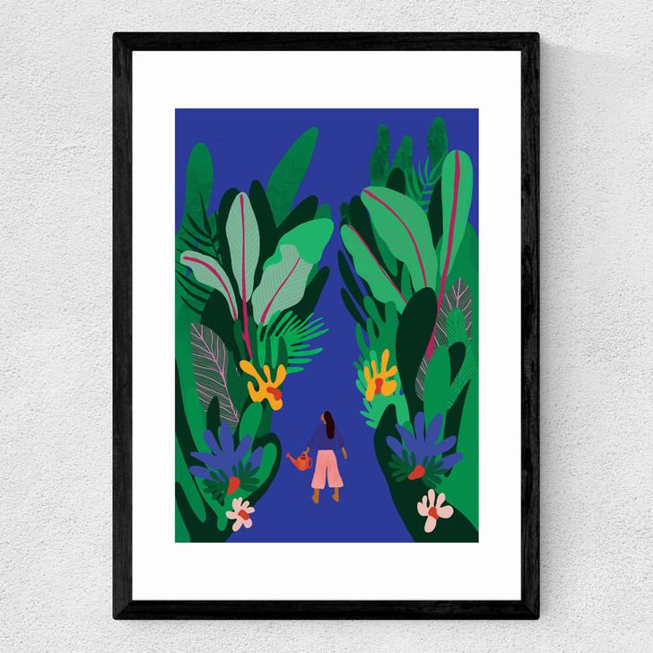 Night Garden Medium Black Frame Night Garden Medium Black Frame