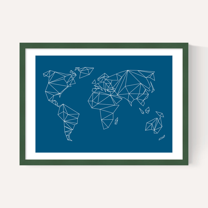 Geometric World Map