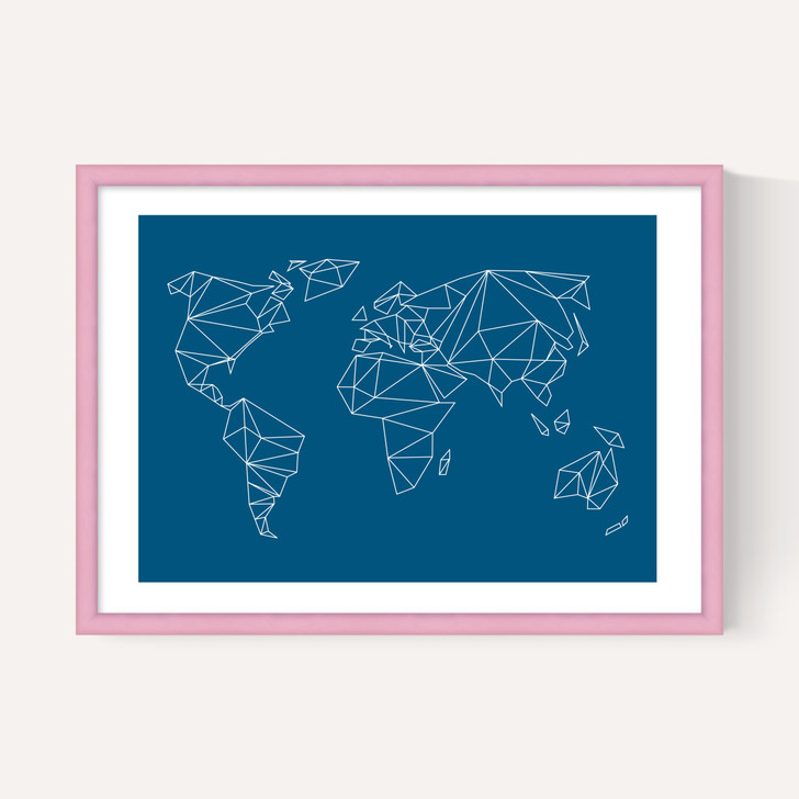 Geometric World Map