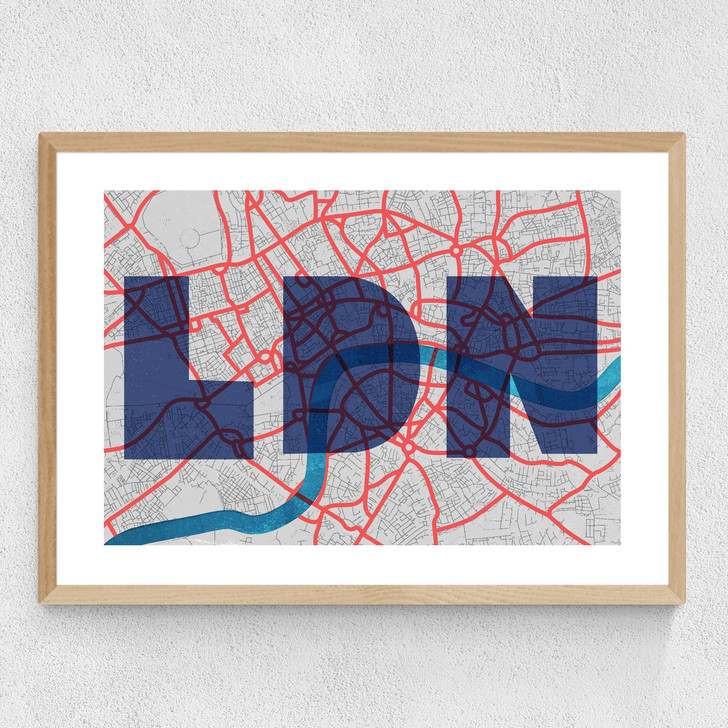 LDN Medium Oak Frame LDN Medium Oak Frame