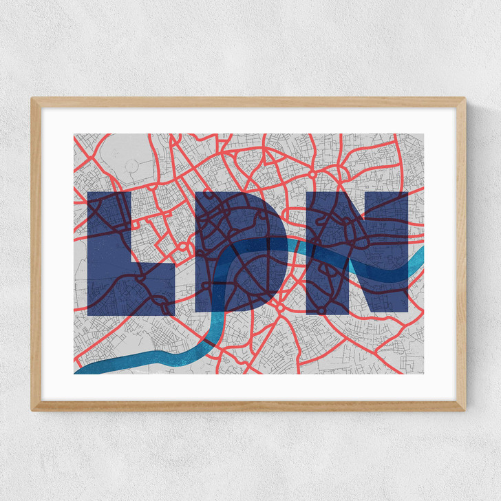 LDN Narrow Oak Frame