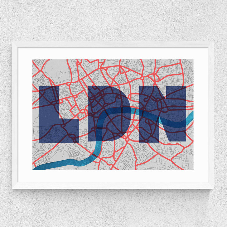 LDN Medium White Frame