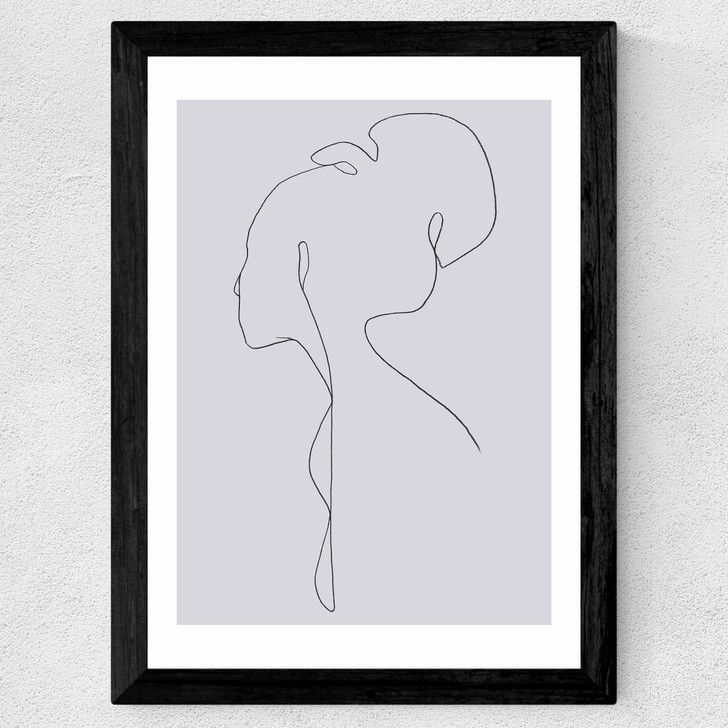 Female Wide Black Frame