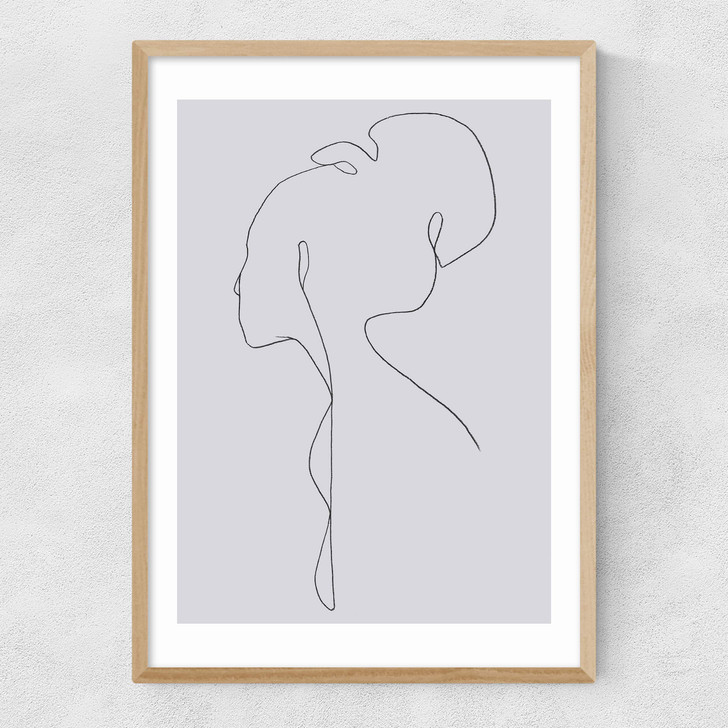 Female Narrow Oak Frame