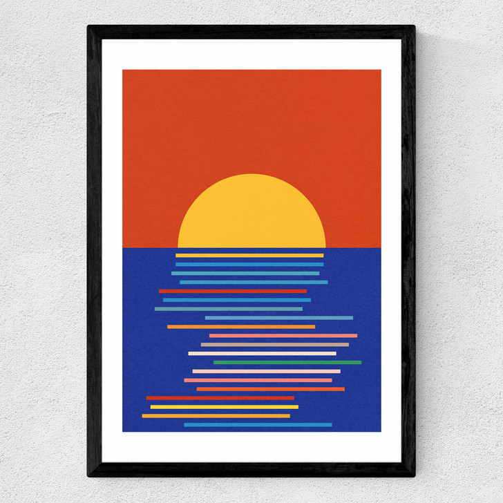 Sunset Medium Black Frame