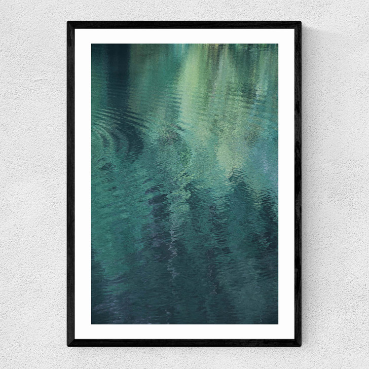 Forest in the Lake Narrow Black Frame Forest in the Lake Narrow Black Frame