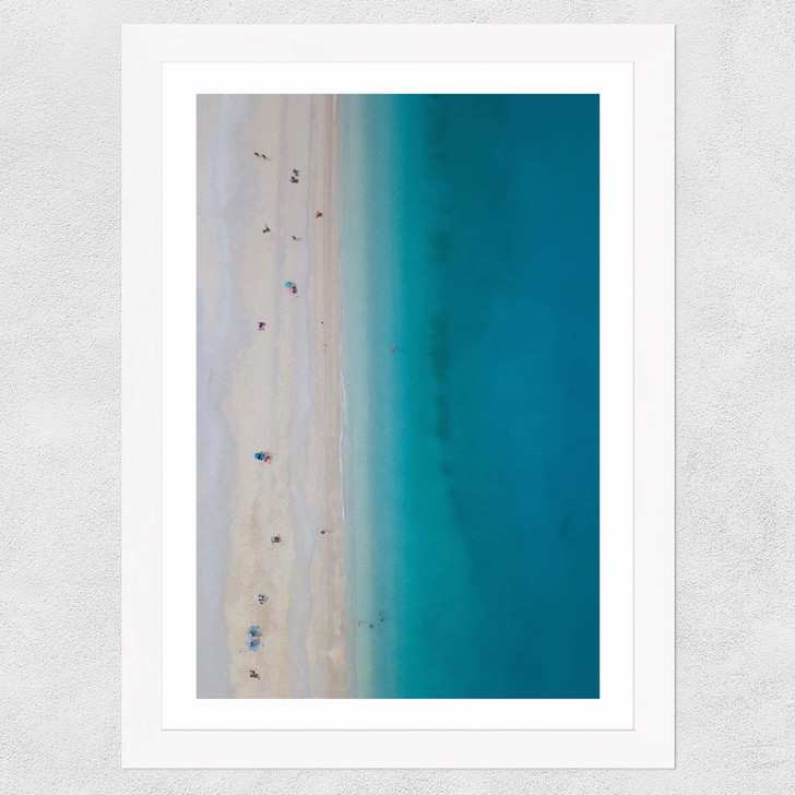 Where the Living is Easy Wide White Frame Where the Living is Easy Wide White Frame